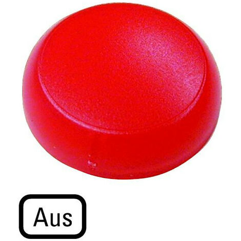 Verrine voyant lumineux rouge plate ARRET EATON M22-XL-R-D5