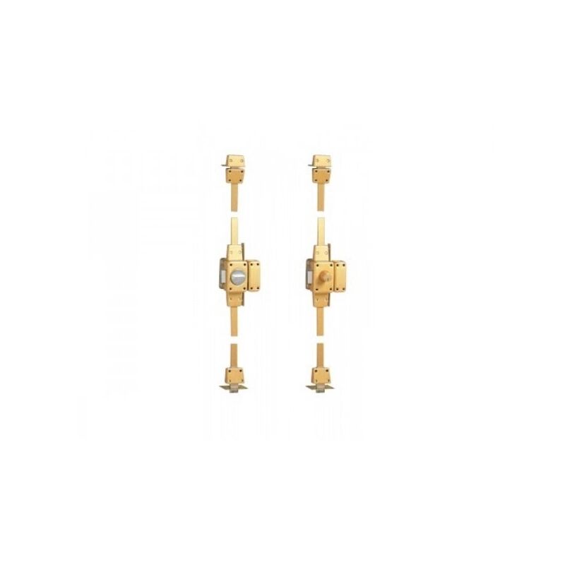 Verrou 3 points à bouton - Cylindre 45 mm - Gauche - 15100455HB3