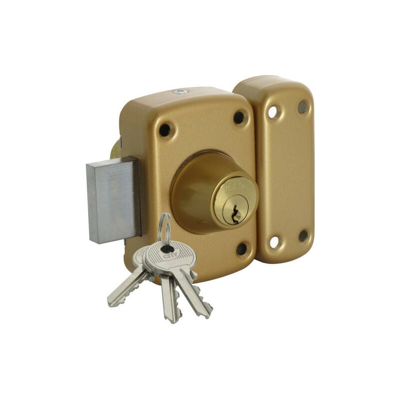 Verrou double entrée arnov 16 Jaune/Doré 35 Varié