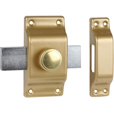 Verrou à bouton BLOCTOUT bronze - BRICARD - 520040