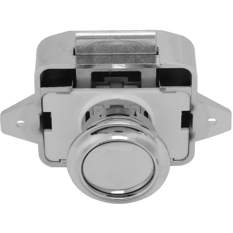 Sunxury - Verrou à bouton poussoir pour voiture et bateau, 3 pièces, verrouillage de sécurité pour tiroir d'armoire