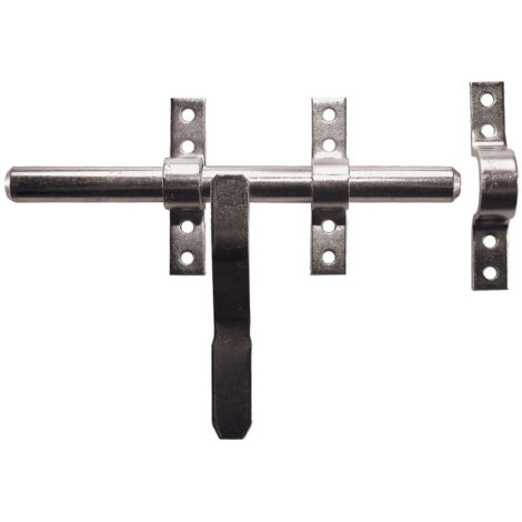 Verrou à coulisse MERMIER Vervelle 14 mm blanc zingué 220 mm