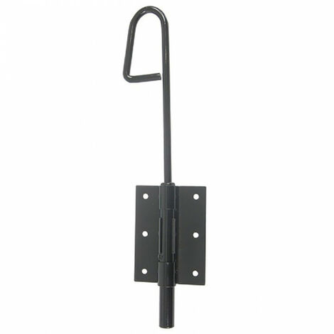 Verrou baïonnette acier noir (Ø14x300) - Dimensions (mm) : Ø14x300