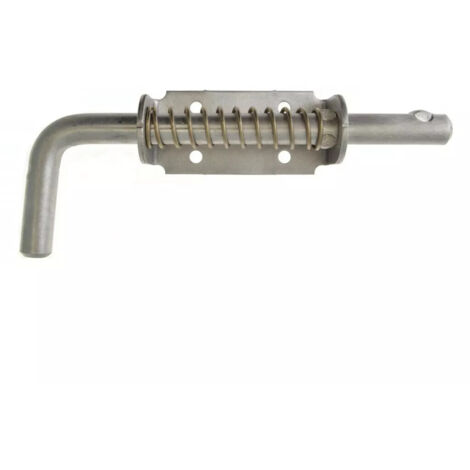 VERROU A RESSORT INOX 316L L175 D14 SANS GACHE
