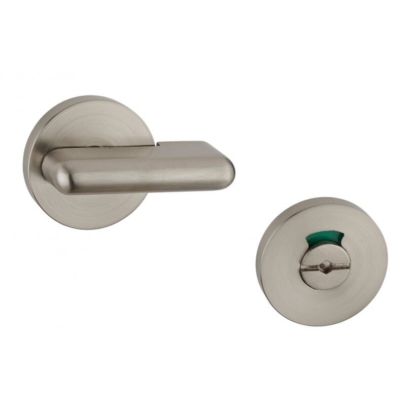 Thirard - Verrou à voyant pour wc, Ø50mm, nickel satiné