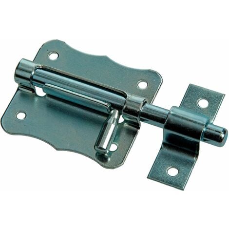 Verrou américain 55 x 55 x 11 targette pêne à entailler avec levier de manœuvre loquet cadenas fermeture porte extérieur portail vérou