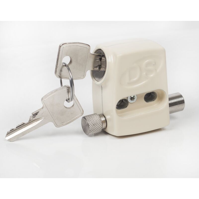 Verrou baie coulissante beige