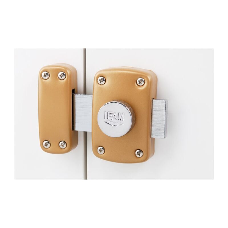 Verrou bouton / cylindre 45mm série B5 s'entrouvrant KA2 Ifam 26453