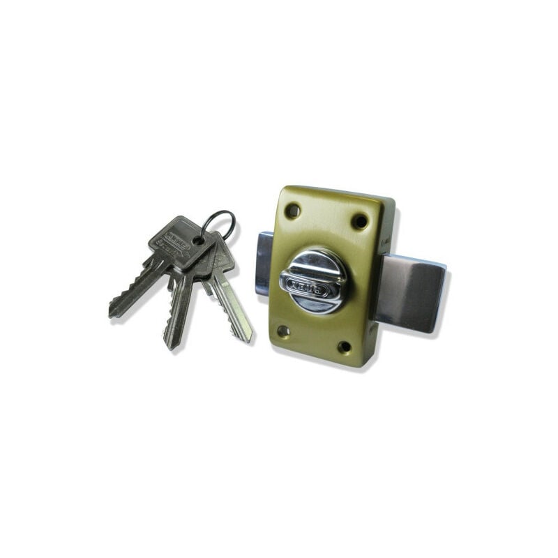 Verrou bouton Classik Jaune/Doré 40 mm