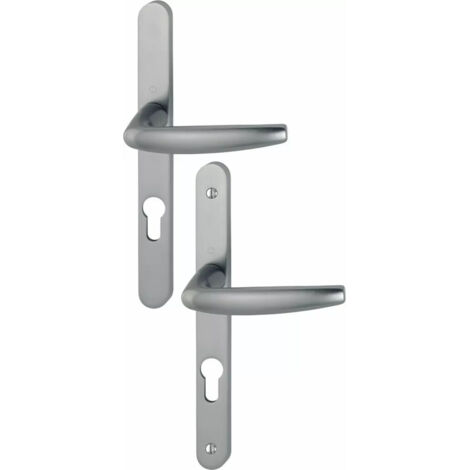 VERROU COND.APPLIQUE 250MM ARGENT AVEC 2 CLES