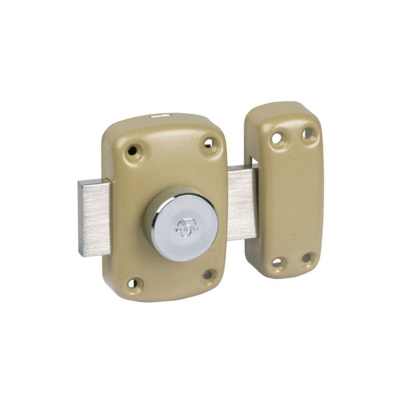 Verrou à bouton cyclop 7600 Jaune/Doré 45 Varié Bronze 95 60
