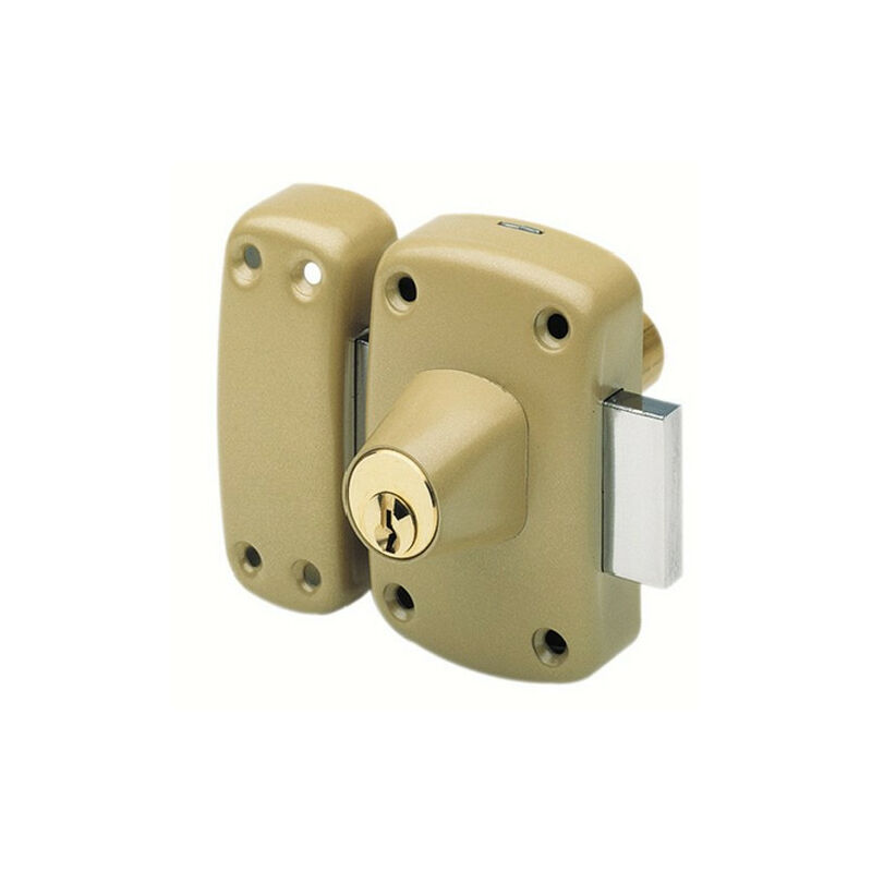 Verrou double entrée cyclop 7603 Argent 45 Varié