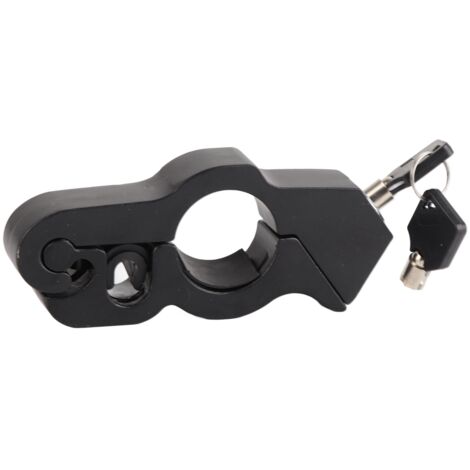 Verrou D'accélérateur de Guidon de Moto en Alliage D'aluminium, Antivol Noir pour Vélo de Scooter, Installation Facile avec Une Grande fiabilité pour Presque Toutes Les Motos,.