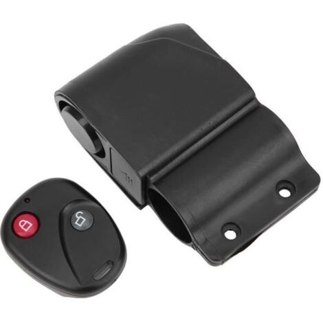 Verrou d\'alarme de vélo, Antivol professionnel Télécommande sans fil Verrou d\'alarme Vélo électrique Vélo Code de moto Câble