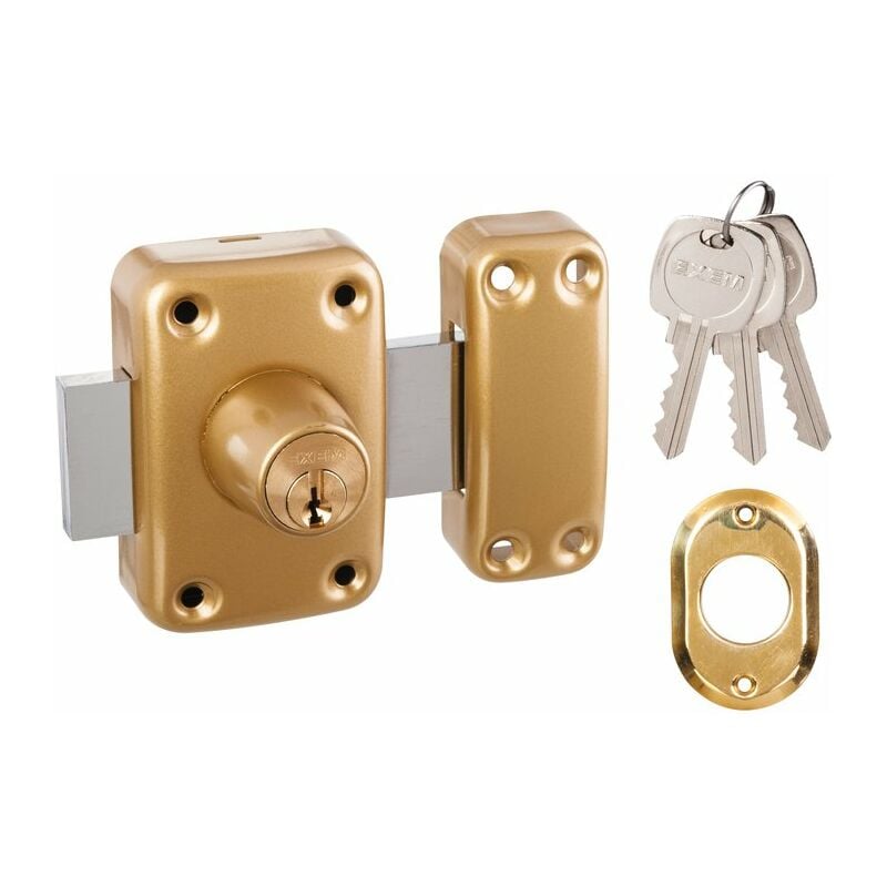 Verrou 2 entrées de sûreté Exem 50 mm