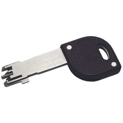 Verrou de blocage à bouton double entrée gauche finition marron - VAK KLEOPS - 0702S0006