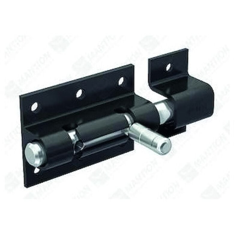 Mantion - Verrou de box 1316B acier fonte - 16 mm - cataphorèse noir.zingué