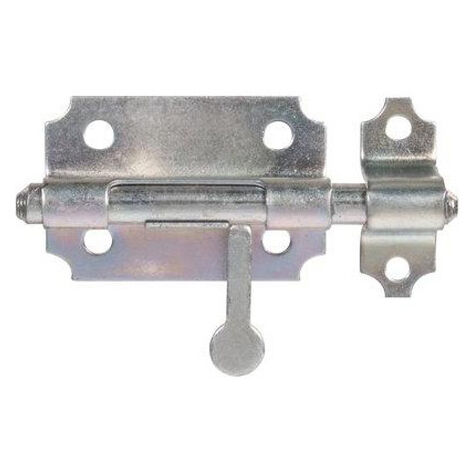 Verrou de box bouton poire diamètre 16mm bichromaté JARDINIER MASSARD M 498163