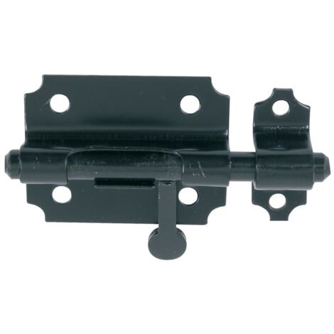 Verrou de box - JARDINIER MASSARD - J522231 - 16mm - Zingué blanc - À clé