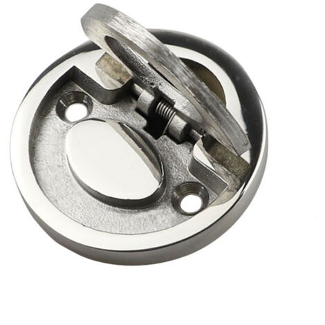 Verrou de plancher à anneau de traction en acier inoxydable marin, loquet de plancher de pont, quincaillerie pour camping-cars, accessoires de yacht, verrou de couvercle de trappe de pont à ressort en
