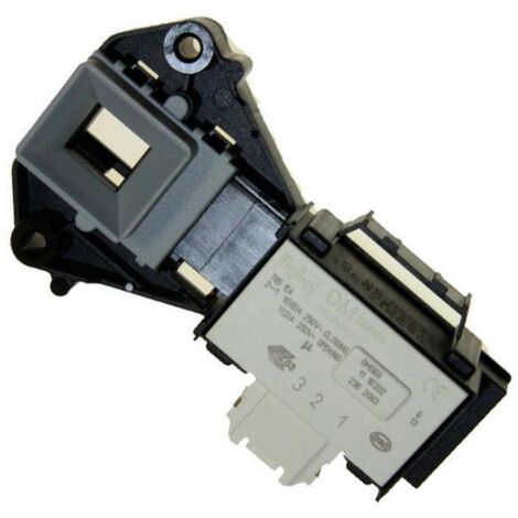 Verrou de porte (260950-36098) (481075043881) Lave-linge WHIRLPOOL, BAUKNECHT, IGNIS, LADEN, MAYTAG, TEGRAN