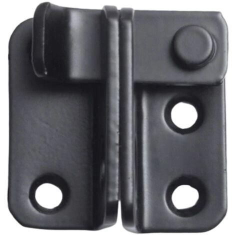 Verrou de porte à boulon coulissant, loquet de porte, petit cadenas pour portails en bois, abri de jardin, placard, cage pour animaux de compagnie, acier inoxydable noir mat