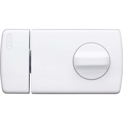 Verrou de porte à languettes ABUS Ref 2110-[Couleur:Blanc]
