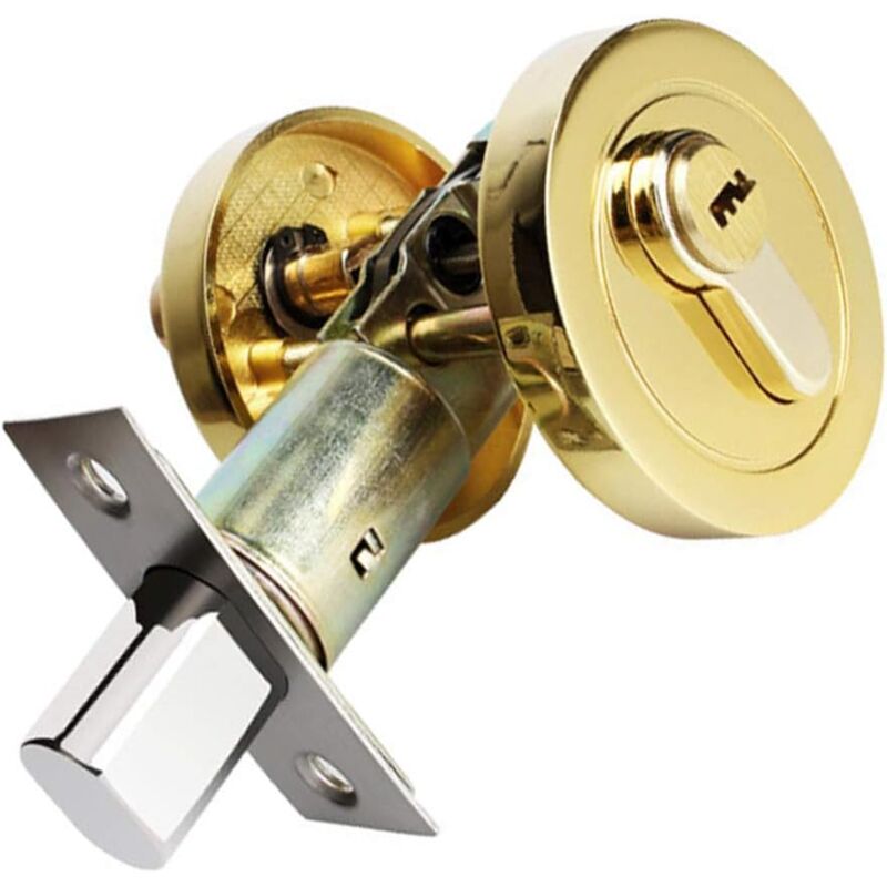 Verrou de porte à pêne dormant en alliage de zinc avec clés