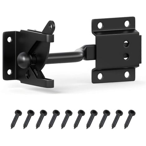 Verrou de porte automatique robuste, verrou de sécurité extérieur en acier au carbone antirouille pour portail agricole
