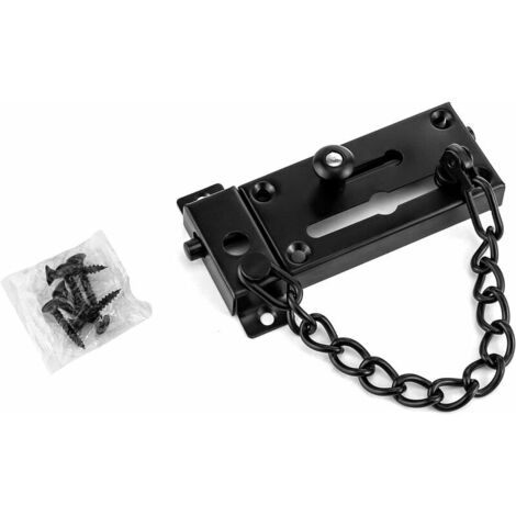 Verrou de porte, chaîne de protection de porte en acier inoxydable, 1 pièce.-AquaForge