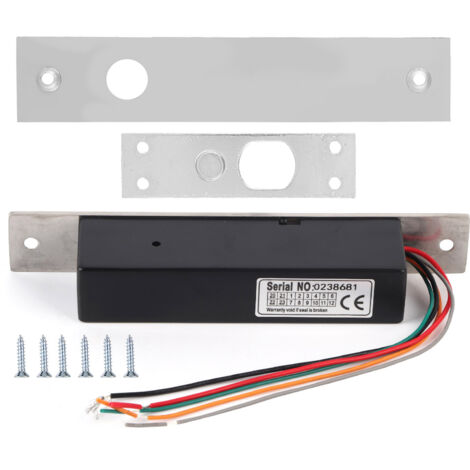 Verrou de porte électrique DC12V avec contrôle d'accès par induction magnétique.
