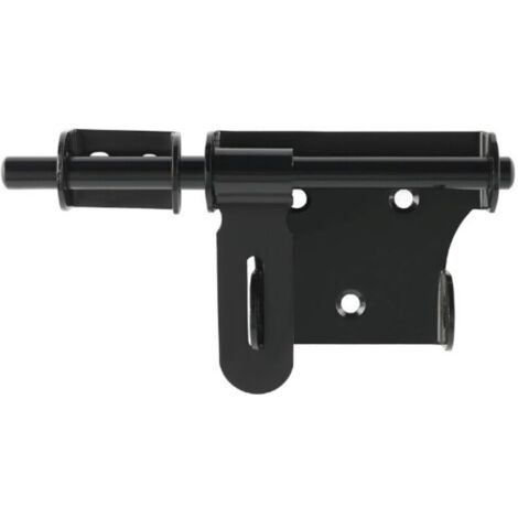 Verrou de Porte Loquet Porte Coulissante Verrou de Portail 15 cm avec Trou pour Cadenas Serrure de Porte Extérieure ou Intérieure