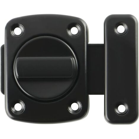Verrou de porte pivotante à 6 pênes pour fenêtres, placards et jardin, finition métal mat