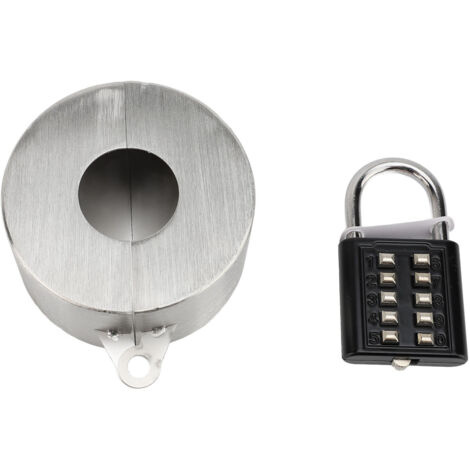 Verrou de robinet extérieur en acier inoxydable, dispositif de verrouillage de vanne pour robinets de jardin, empêchant le vol d'eau