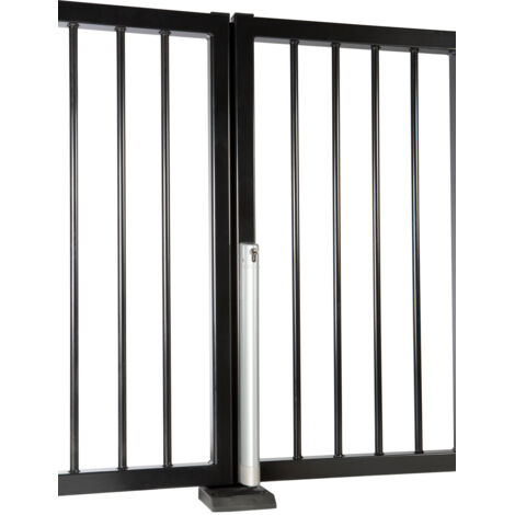 Locinox – Verrou de sol électrique motorisé 115mm – Aluminium thermolaqué résistant au vandalisme – Détection d'obstacle – 25W avec câble 5m