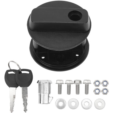 Verrou de support de réservoir de carburant, noir, conteneur de gaz auxiliaire, essence, support de montage, serrure pour moto 6L, véhicule tout-terrain