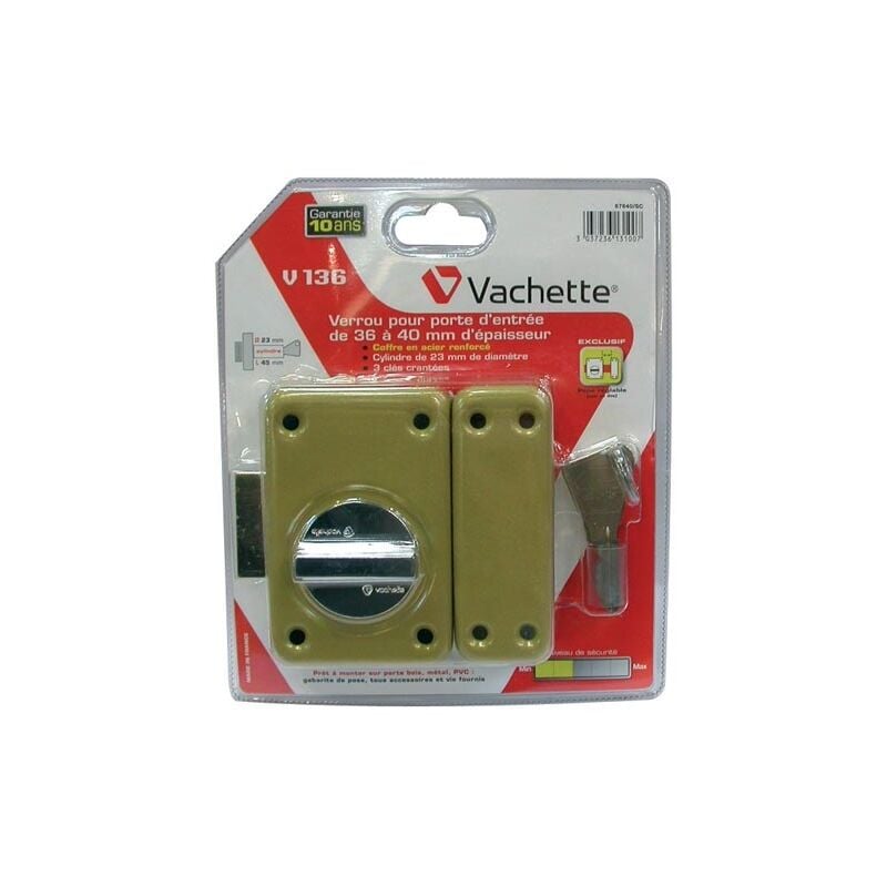 Verrou v136 cyl.45 67640 sc - Vachette