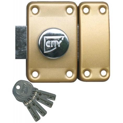 Verrou de sûreté R 6 à cylindre 5 clés sur N° AGL 697