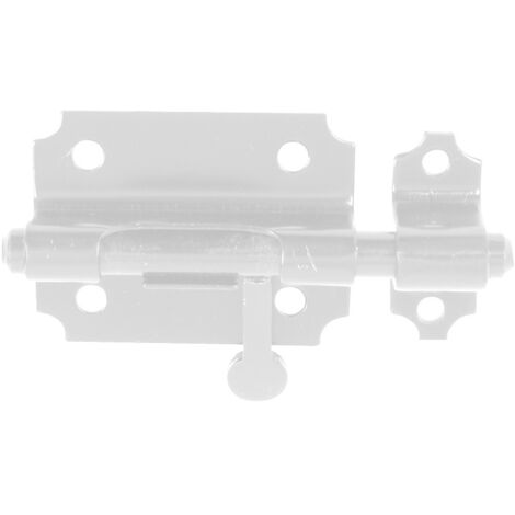 Verrou de surface JARDINIER MASSARD Poire Ø18 mm Zingué blanc