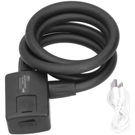 Verrou de vélo électrique 3.7V Bluetooth avec empreinte digitale, étanche et antidérobage pour cyclisme