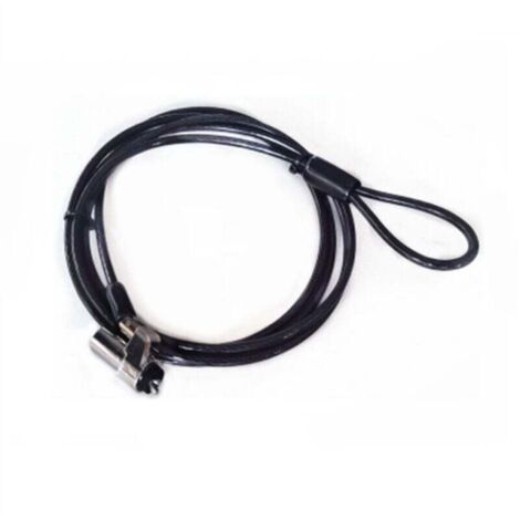 Verrou de Verrouillage pour Ordinateur Portable Adapté au Trou Nano 6 mm X 2,5 à Clé Sécurité