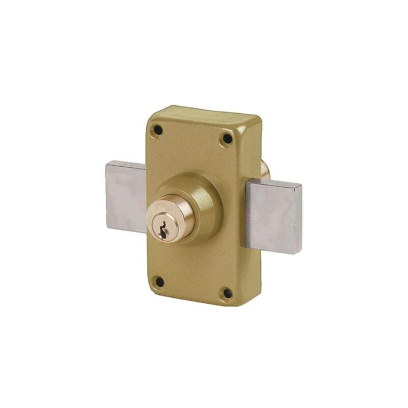 Verrou double entrée vega Jaune/Doré