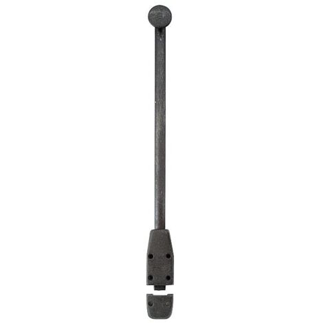 Verrou en fonte finition époxy noir longueur 400 mm type JM491 - TORBEL