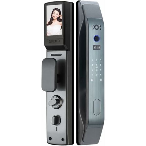 Verrou intelligent à empreinte digitale – Déverrouillage rapide 1,5s – Alliage de zinc – Application USMART GO – 100 empreintes et mots de passe