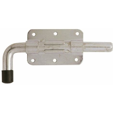 Verrou pistolet acier zingué 16