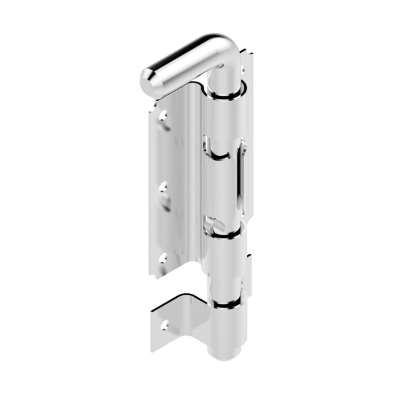 Verrou Pistolet, Inox, Gâche, L.165 mm, pour Portail et Portillon