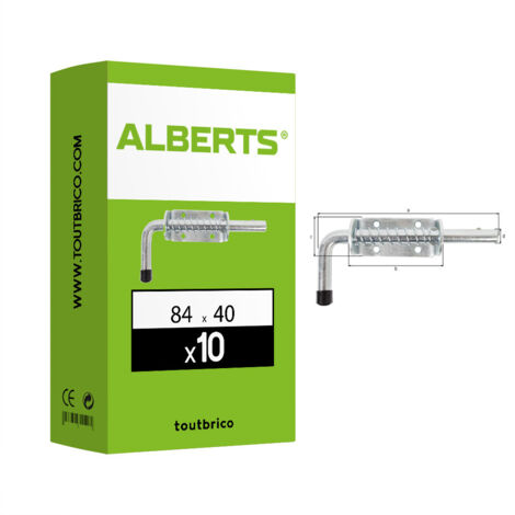 Verrou Pistolet Zingué Verrou à Ressort Robuste Et Zingué - Alberts