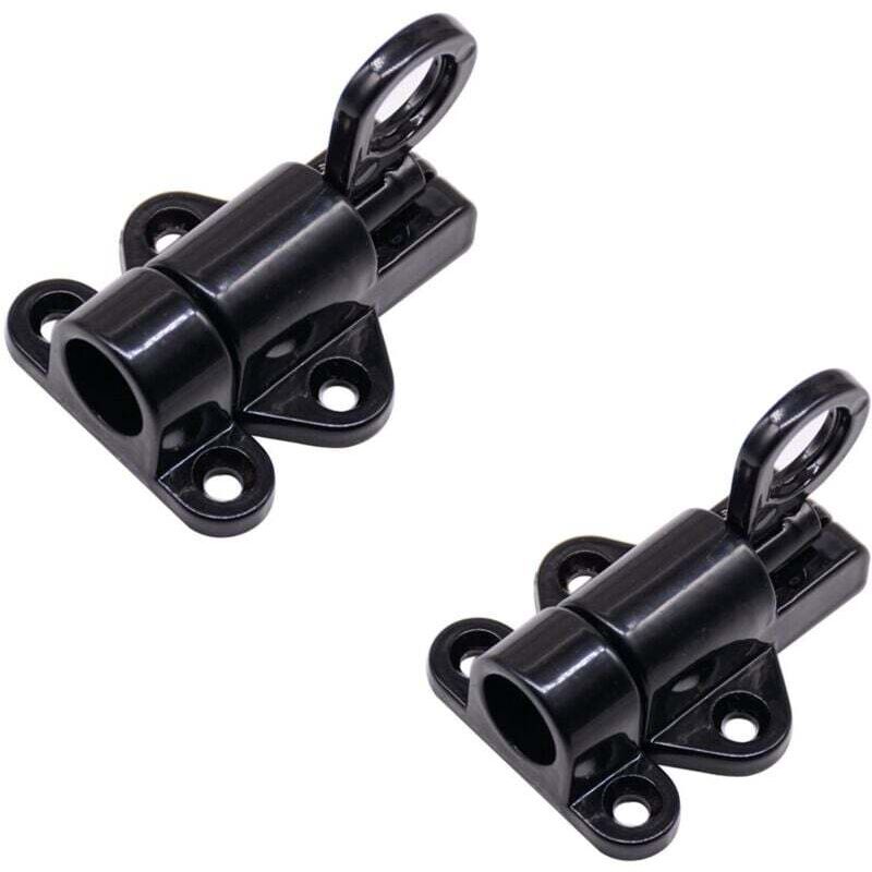 Verrou Porte 2 Pièces Loquet Porte Serrure Portail Automatique Verrou de Porte Exterieur Verrou Fenetre Boulon de Verrouillage à Ressort Verrou de