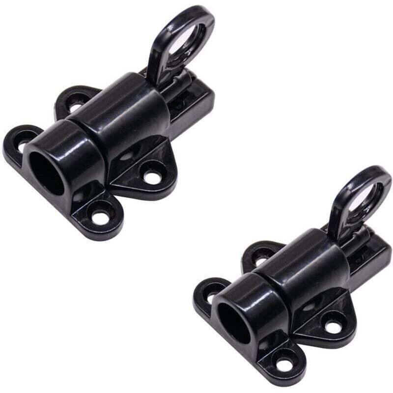 Verrou Porte 2 Pièces Loquet Porte Serrure Portail Automatique Verrou de Porte Exterieur Verrou Fenetre Boulon de Verrouillage à Ressort Verrou de