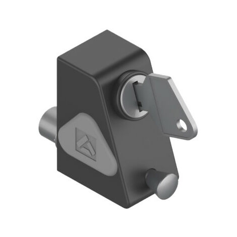 ALMA CARPETS Bloqueur automatique ALMA pour coulissant - H.19mm - Ral 9010 Blanc - 9120-9010